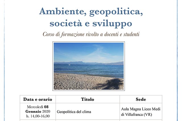 AMBIENTE, GEOPOLITICA, SOCIETÀ E SVILUPPO